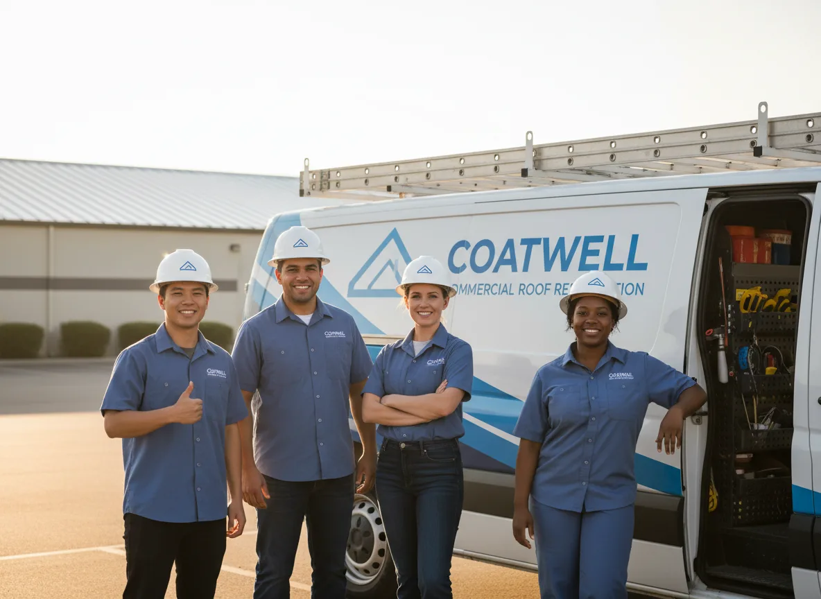 Commercial roof coating company in Durham, NY